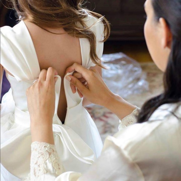 White Flower Girl Dress/Gown - Picture 1 of 3